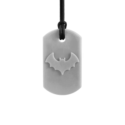 ARK Bat Bite Sensory Chew Necklace Light grey
