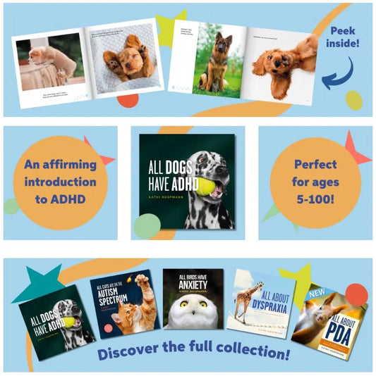 Kathy Hoopmann All Dogs have ADHD  Book Features