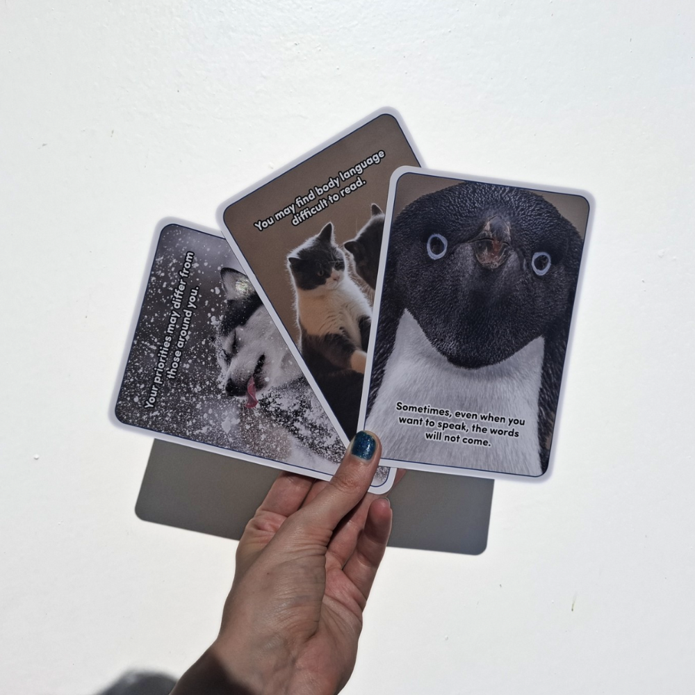 All About Neurodiversity Card Deck example cards