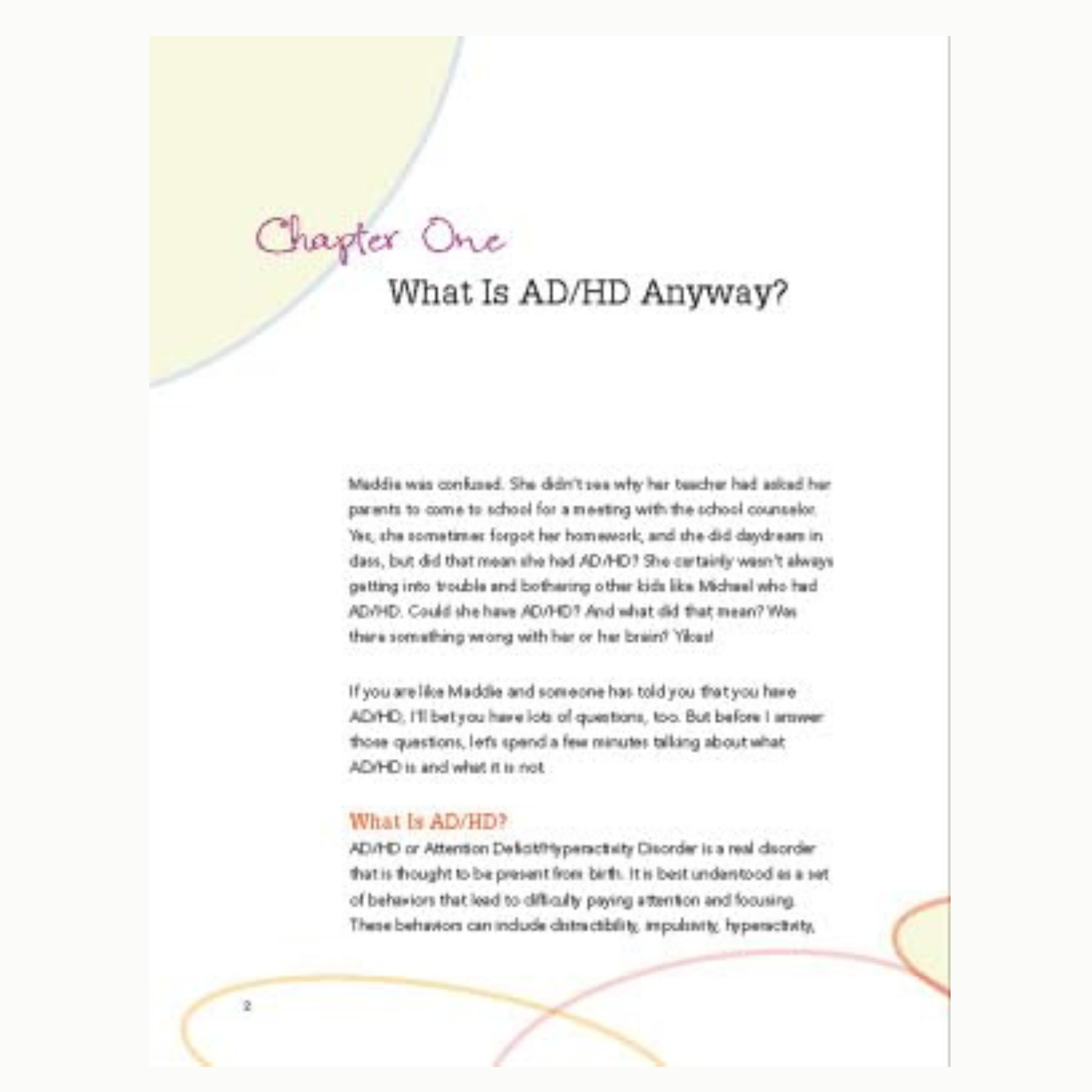 Attention, Girls! A Guide to Learn All about Your AD/HD Book inside page