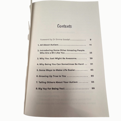Awesome Autistic Go to guide book contents page