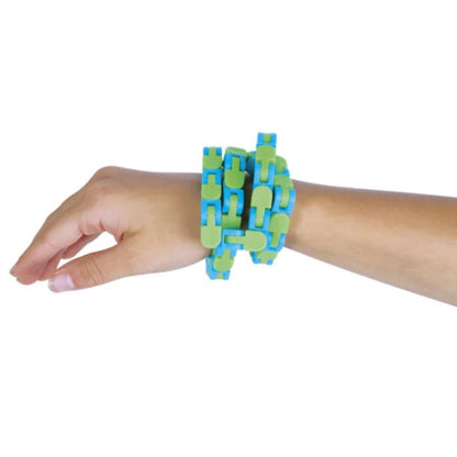 Fidget Chain Gadget Puzzle Wacky Track on arm