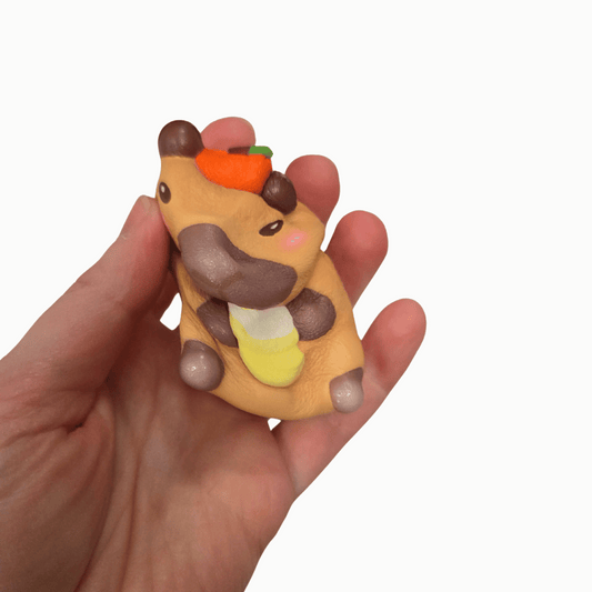 slow rise Capybara squishy fidget in hand
