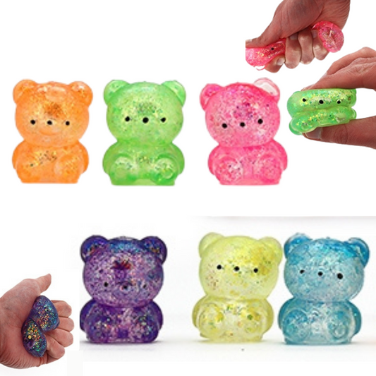 Squeezy Sugar Bears with Glitter