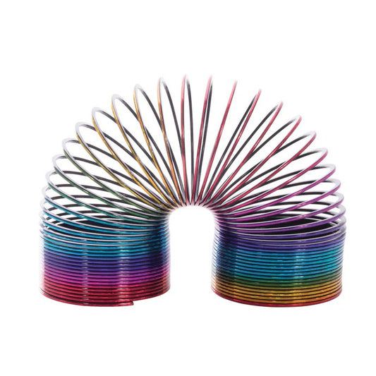 Laser rainbow slinky spring plastic 55mm