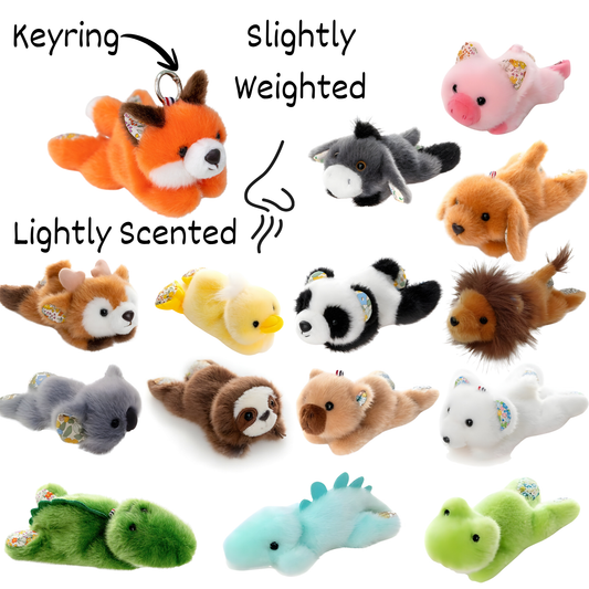 Blossom Buddies Keyring Plush Animal