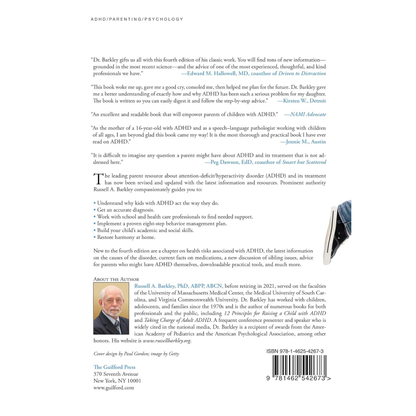 Book Taking charge of ADHD back cover