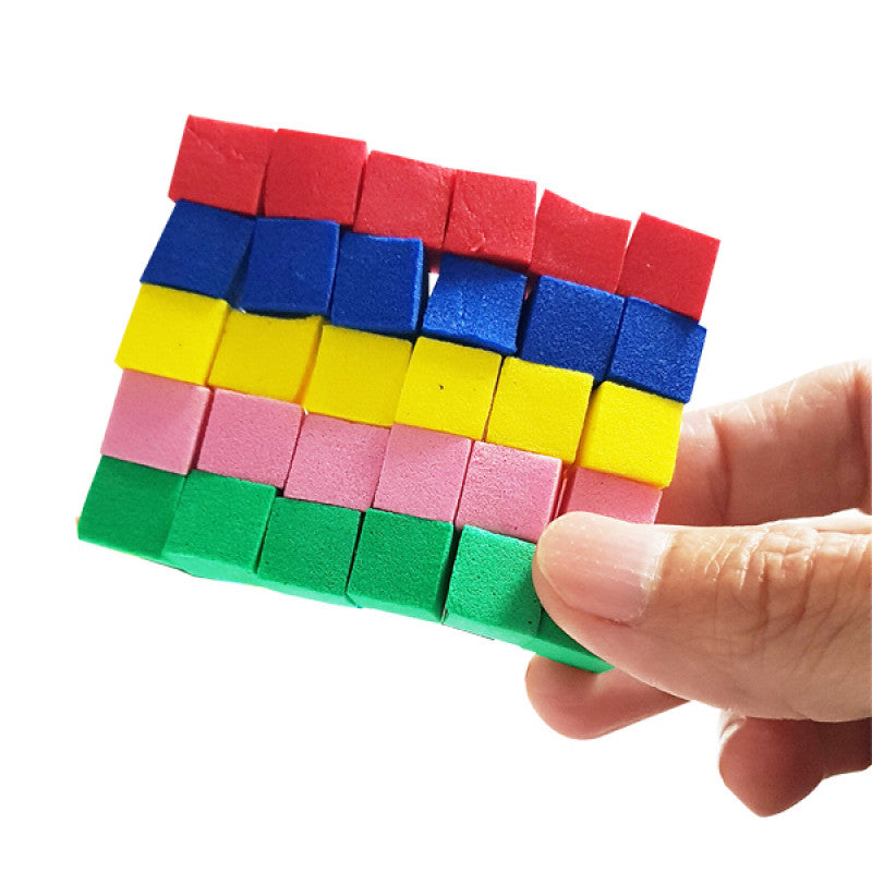 Magic Sensory Cubes in hand