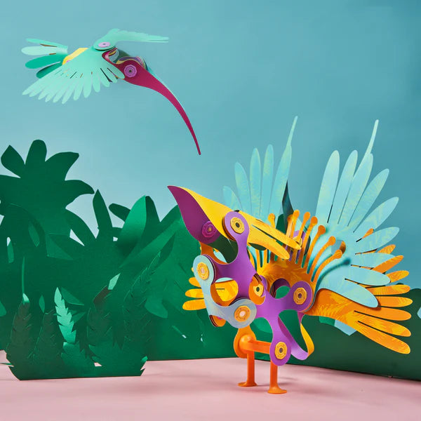 Clixo Tropical birds pack examples