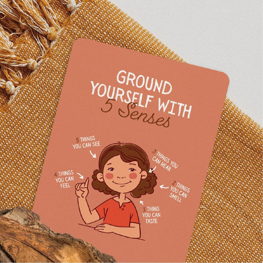 Calm Down Cards 5 senses