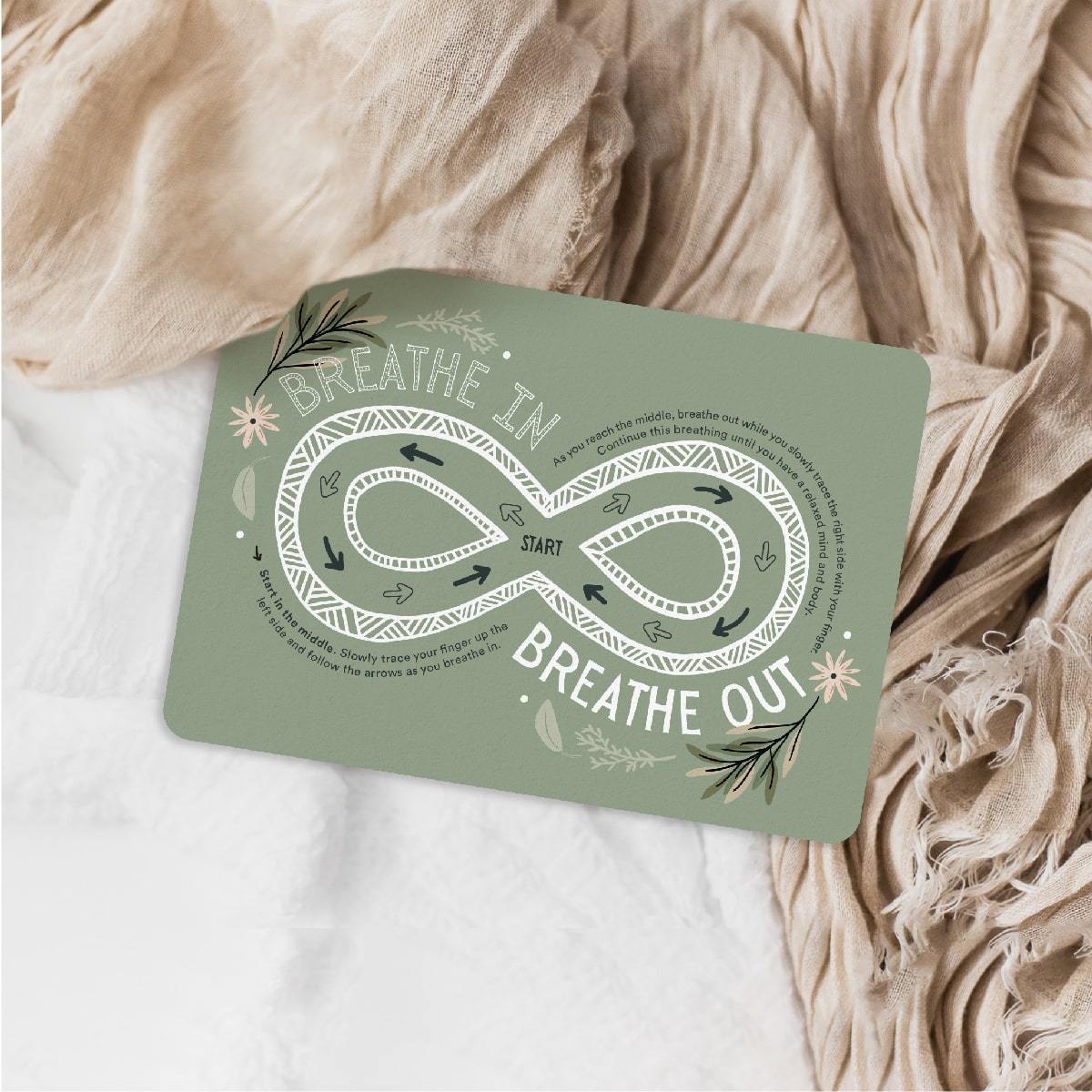 Calm Down Cards infinity breathing