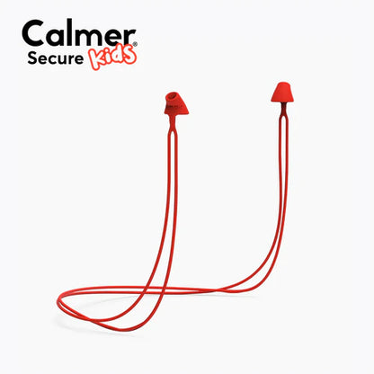Calmer Kids Secure Ear Plugs red