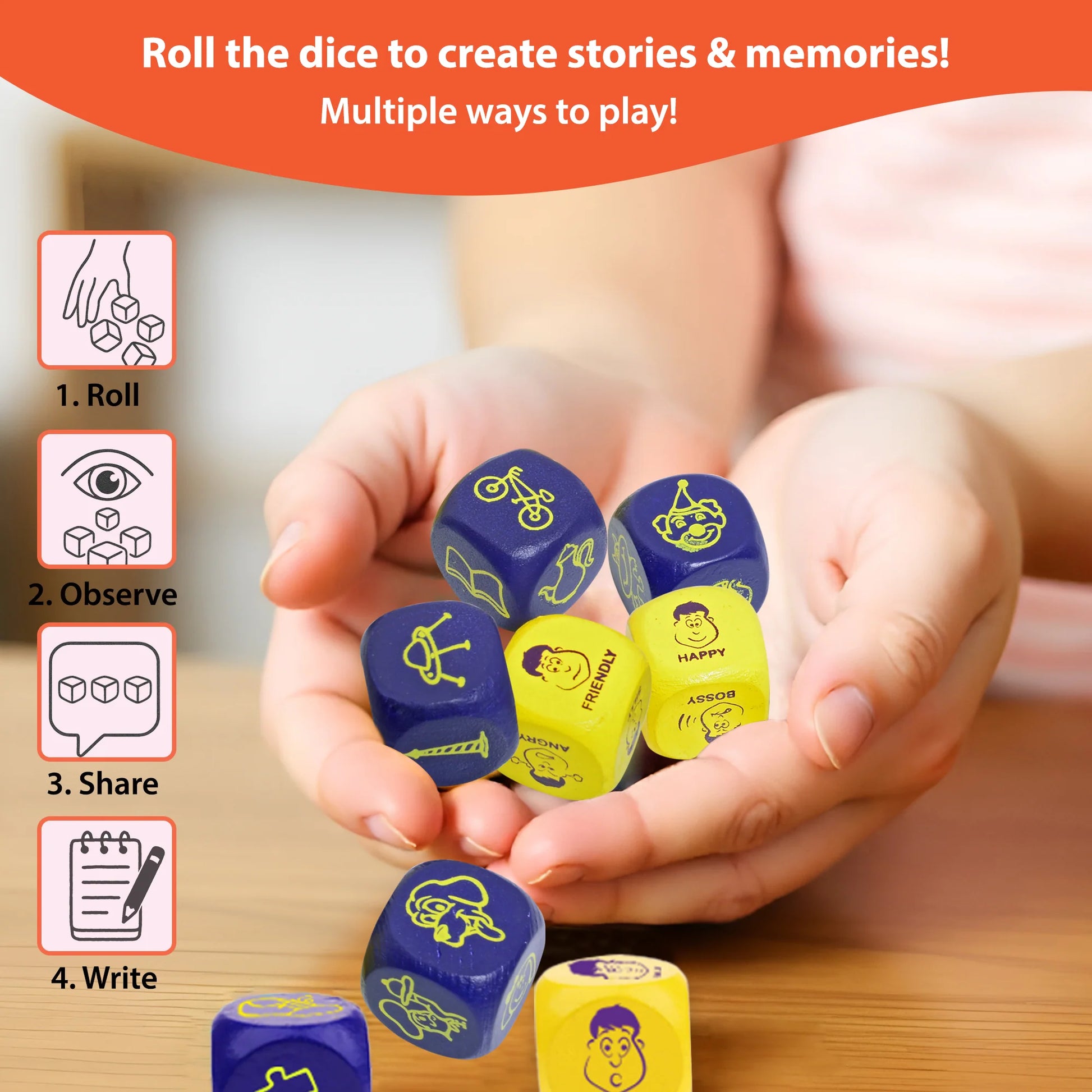 playing rolling tales writing and telling stories with imagination