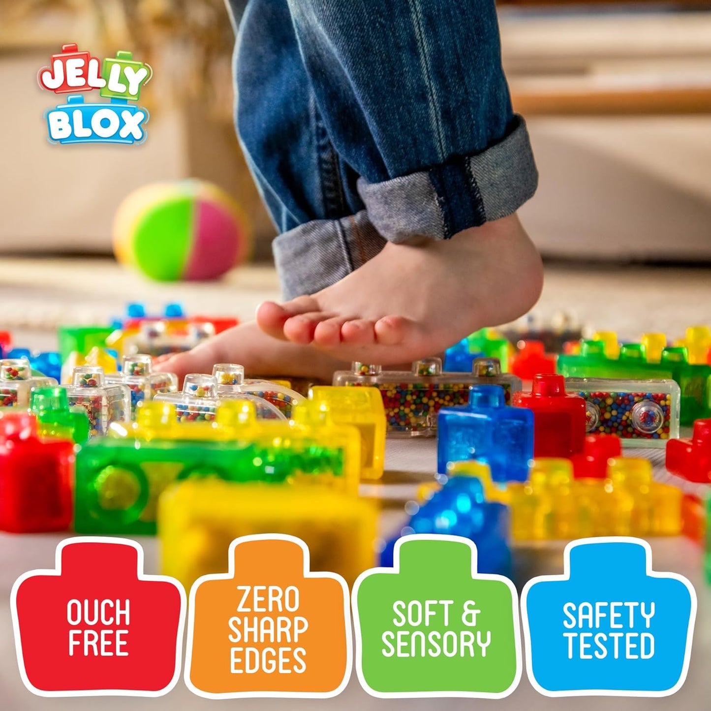 Standing on Jelly Blox