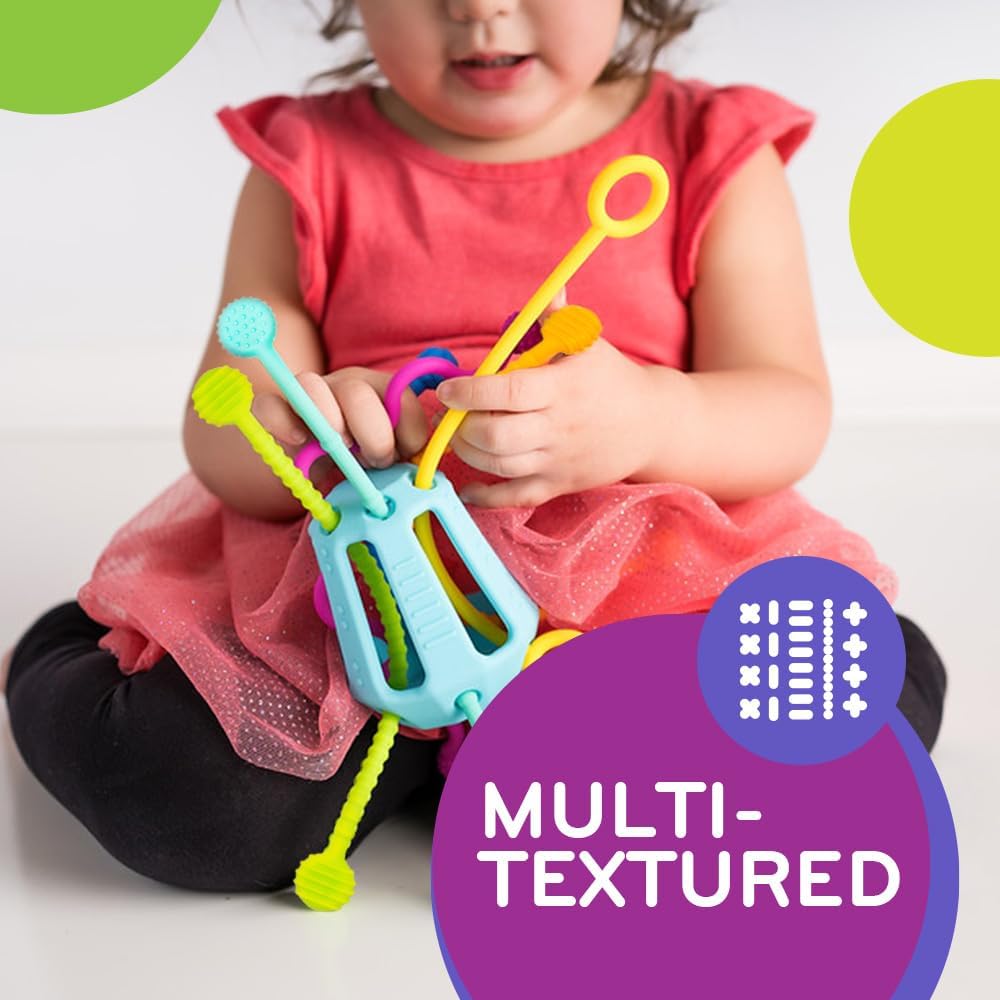 Child playing with Mobi Zippee Toy