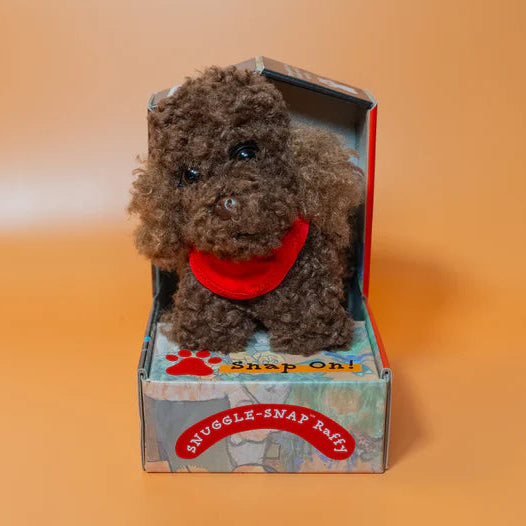 SNUGGLE-SNAP™ Raffy – Comfort That Travels With You Snap Band in box