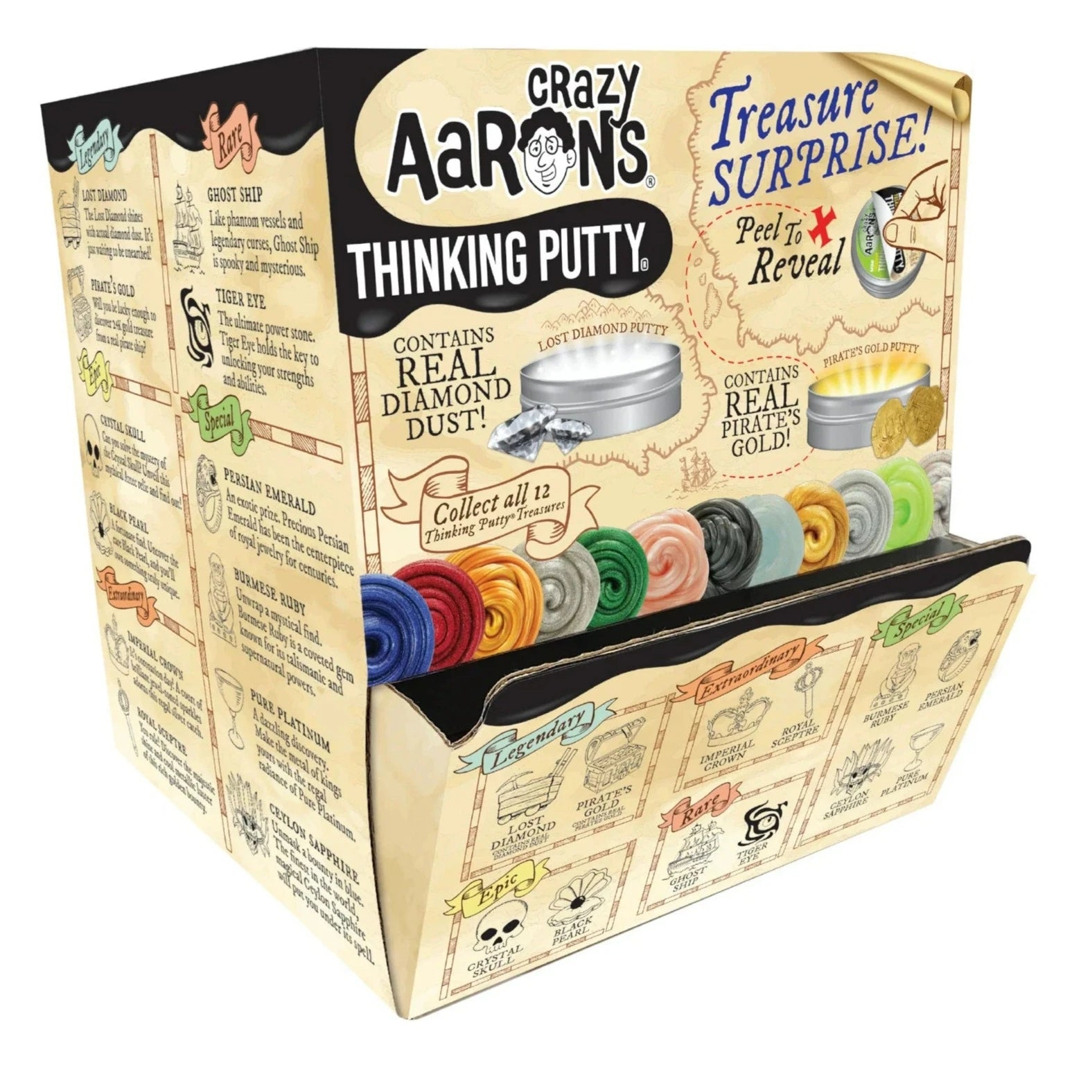 Crazy Aarons Treasure Surprise Putty box