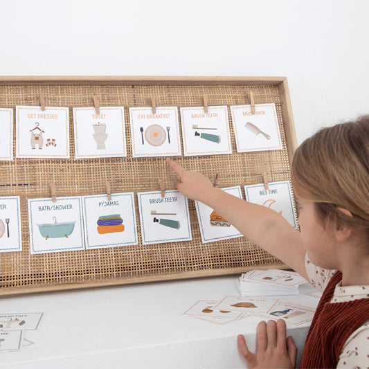Creative Sprout 72 Routine Card Girl pointing