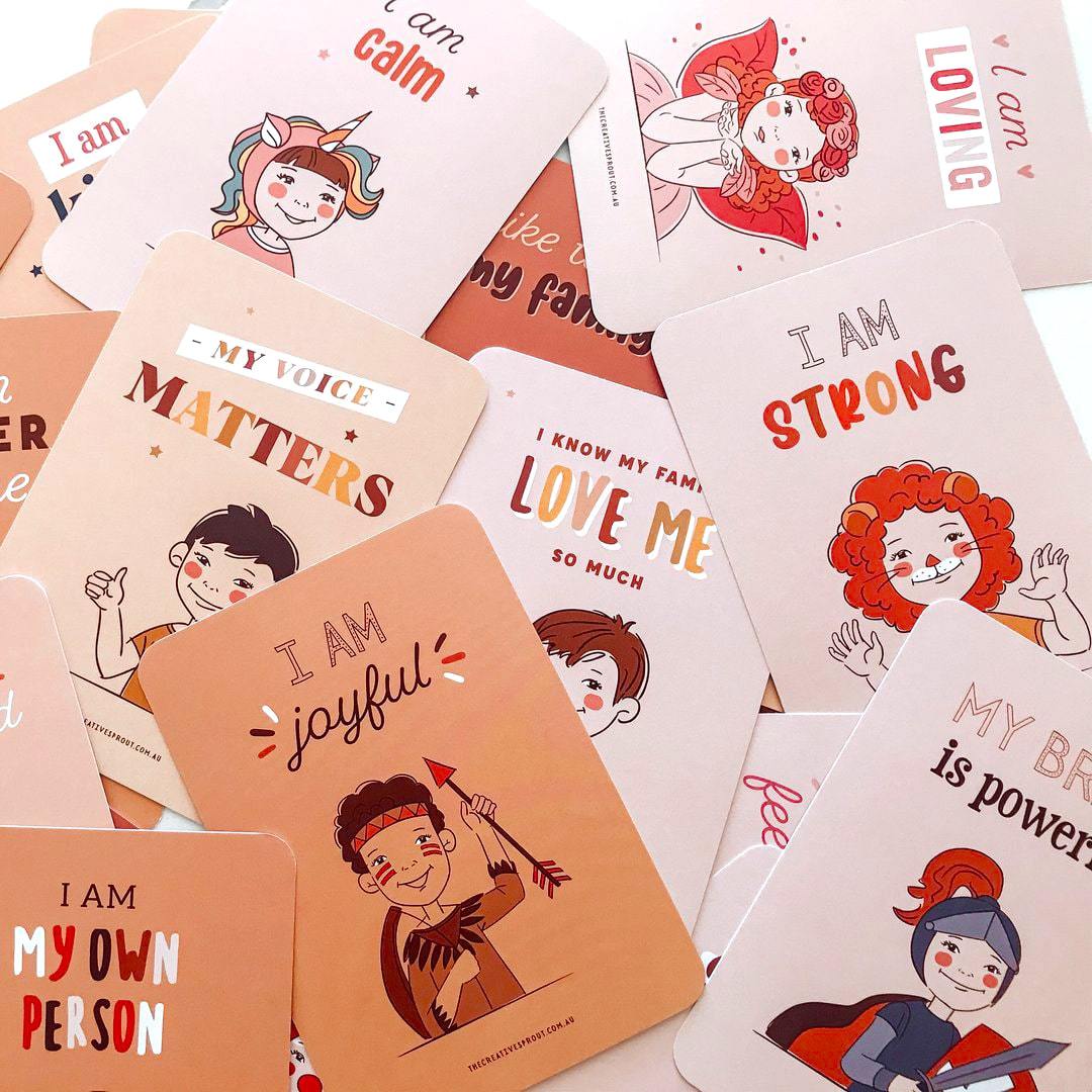 Creative Sprout Affirmation Cards examples