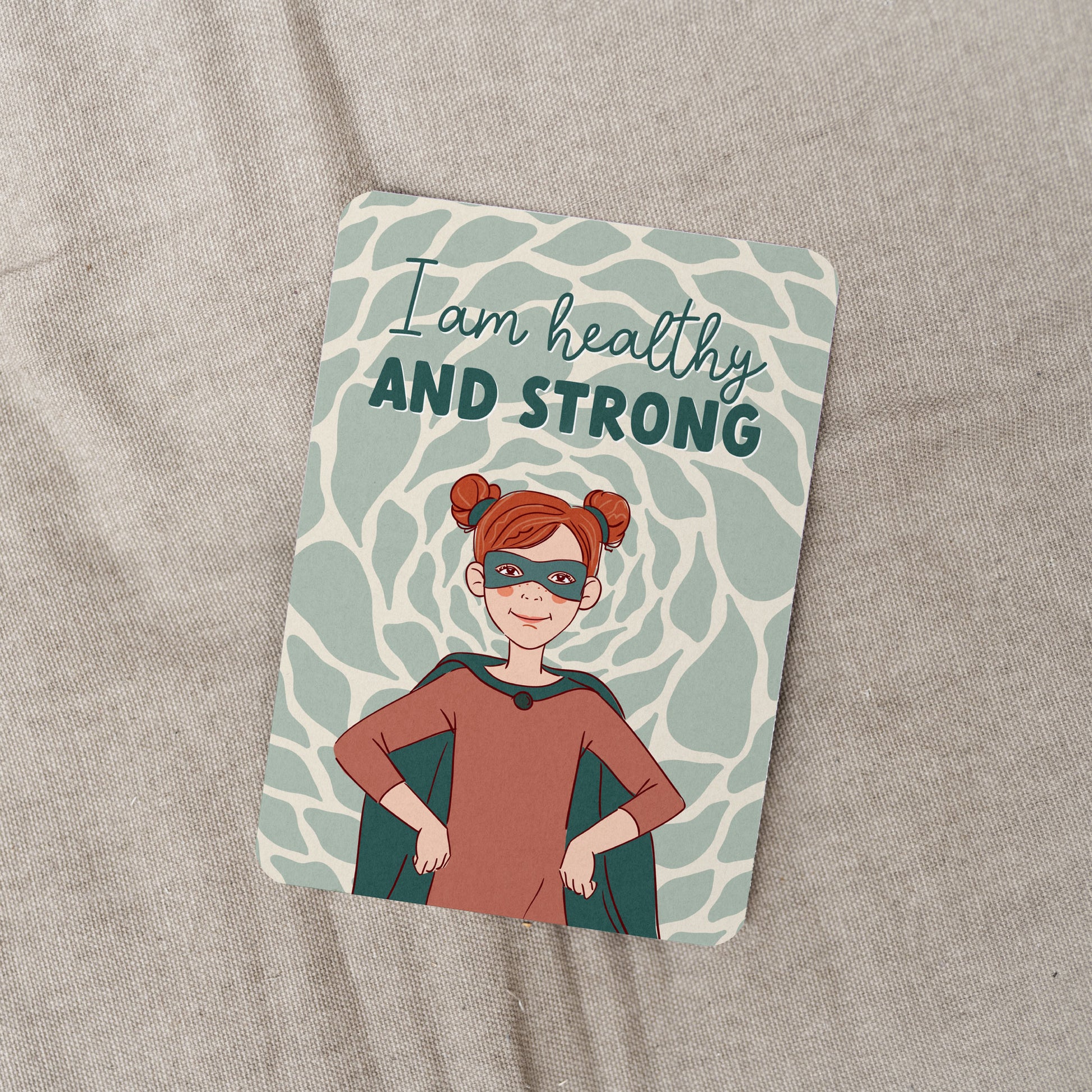 Creative Sprout Anxiety Affirmation Cards healthy and strong