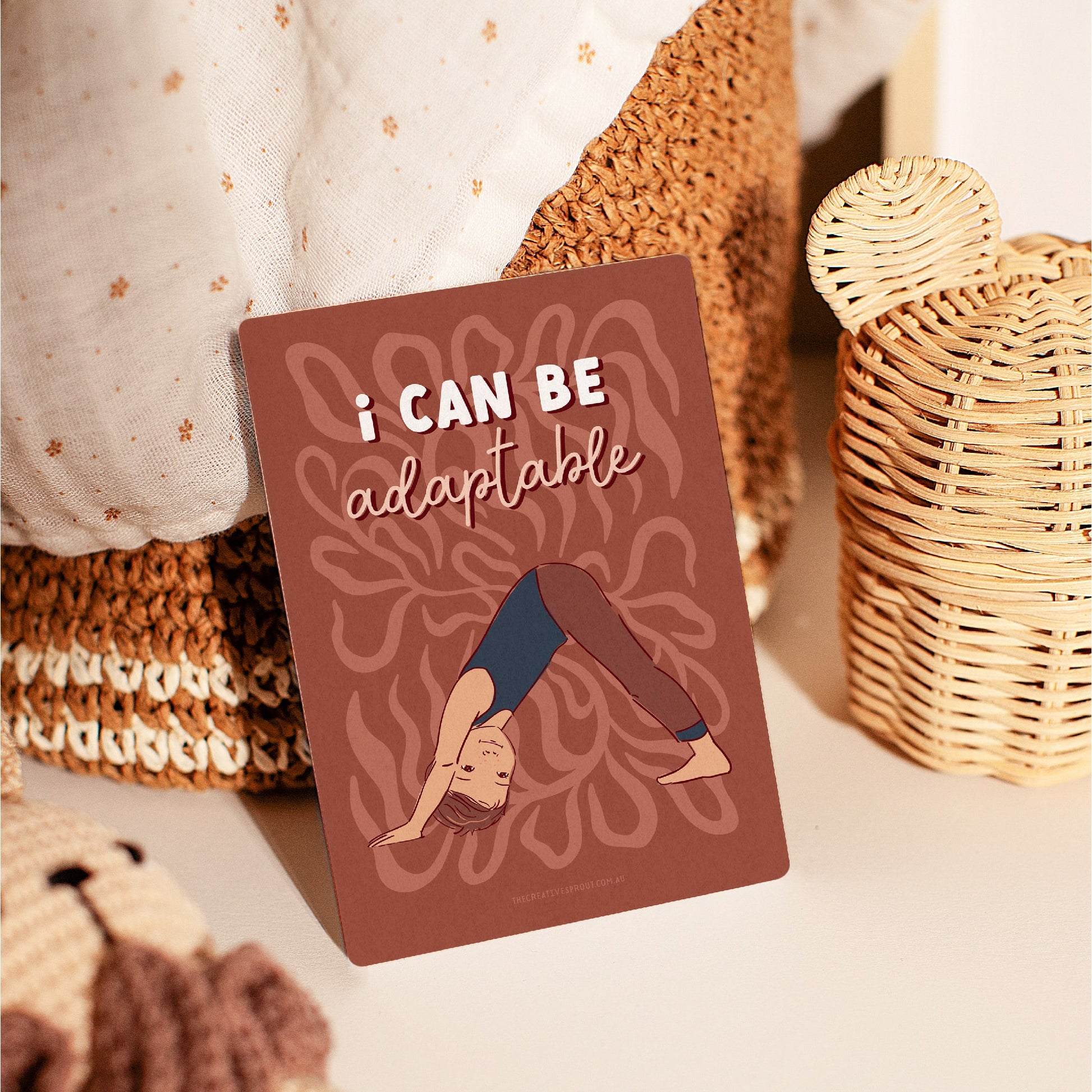 Creative Sprout Anxiety Affirmation Cards adaptable