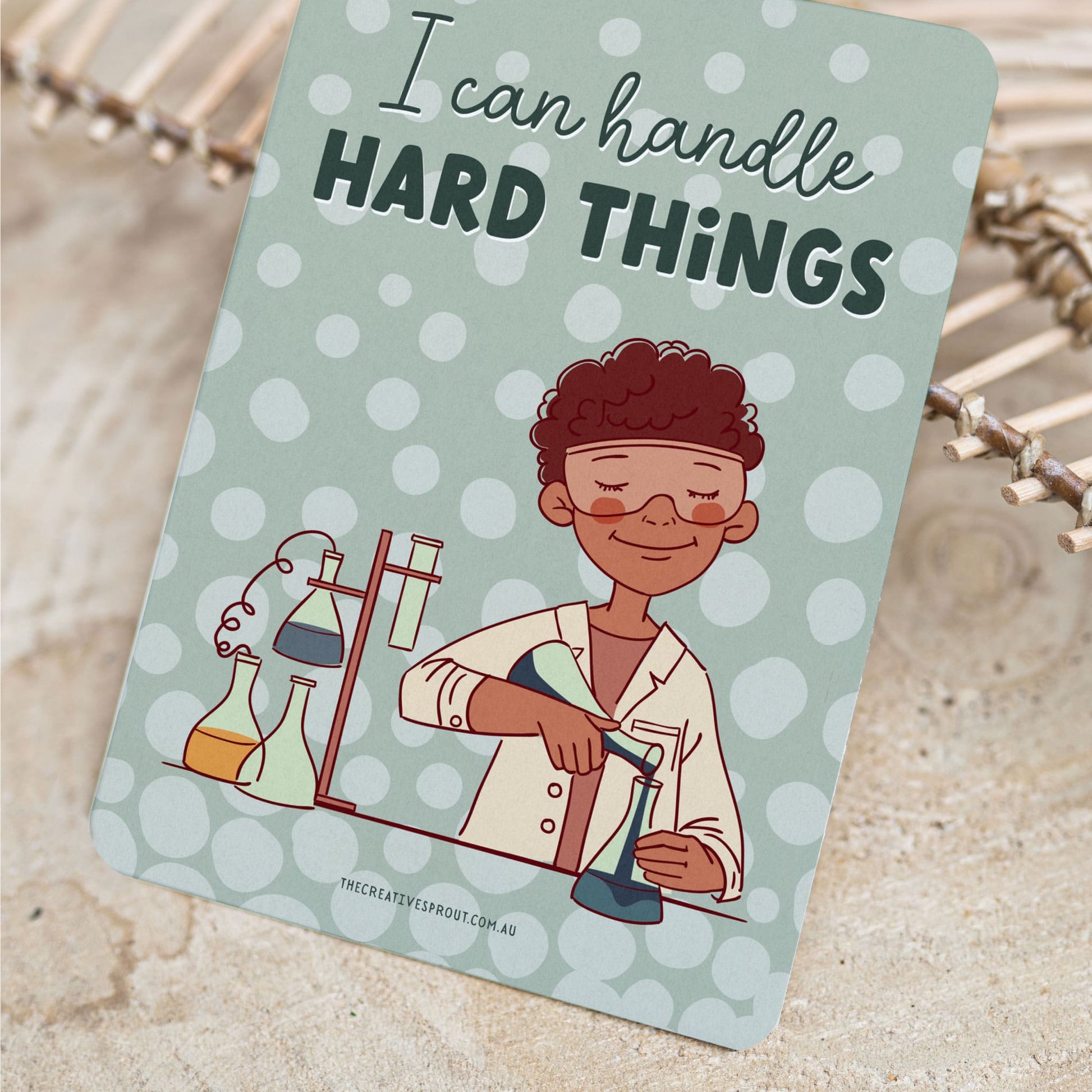 Creative Sprout Anxiety Affirmation Cards hard things