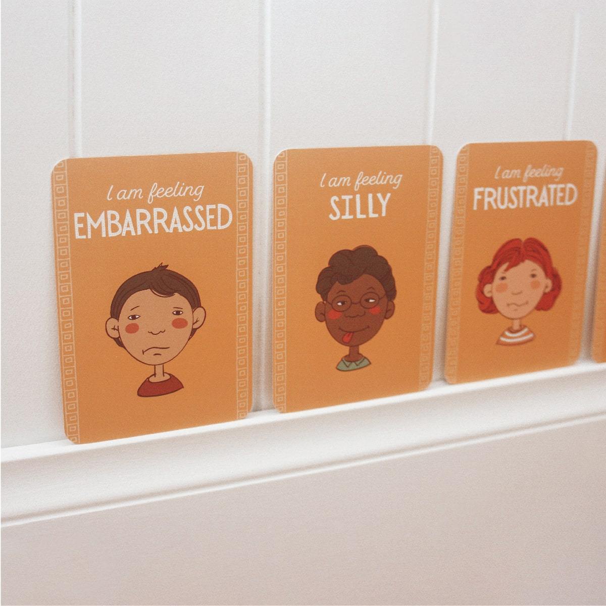 Creative Sprout Emotions Cards for kids orange