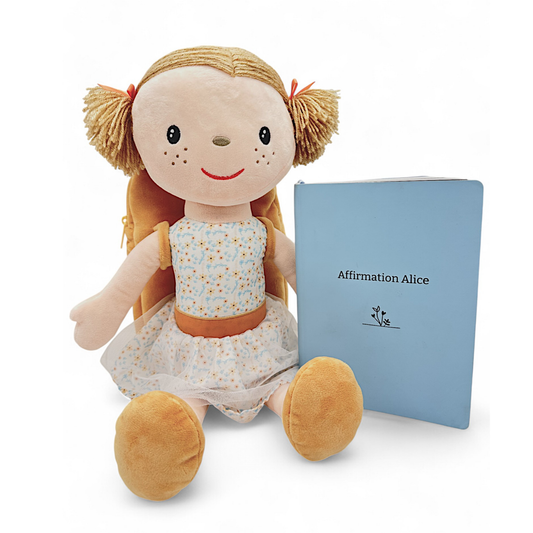 Diary Dolls Affirmation Alice doll with journal