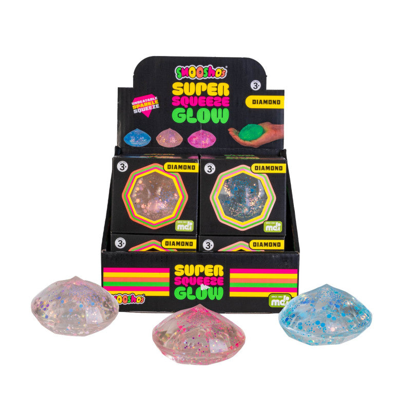 Smoosho Super Squeeze Diamond Squishy with box