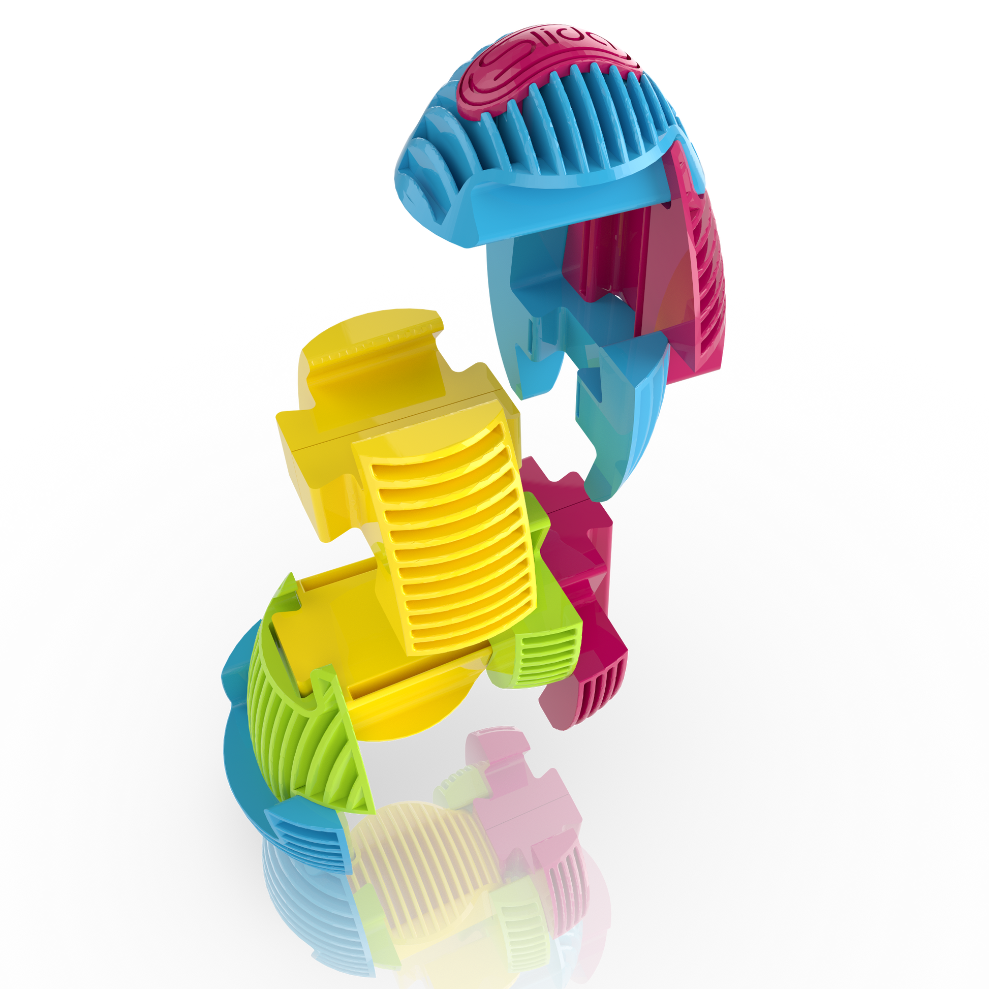 Slida Classic Egg 3D interlocking puzzle jelly pieces