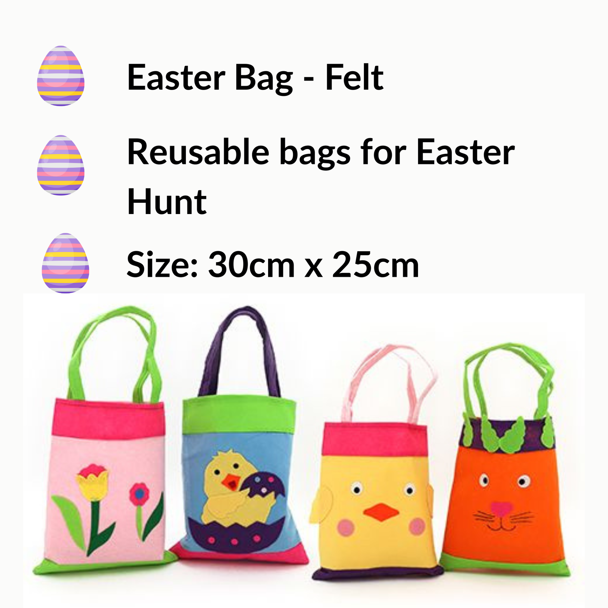 Hoppy Bag Easter Bundle Felt bag