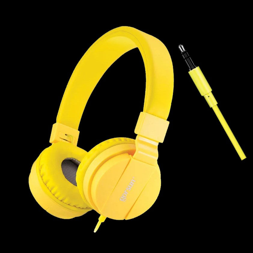 Gorsun Folding Headphones Yellow