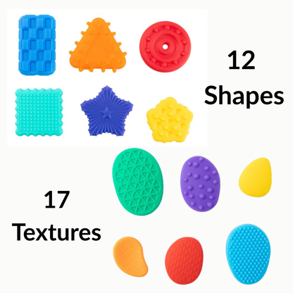 Textured Calming Shapes and Stones contents