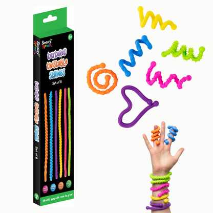 Textured Twistable Strings Set of 6