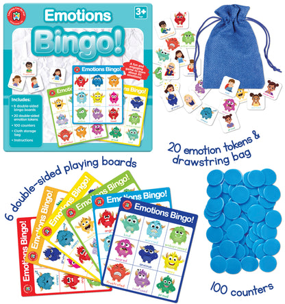 emotions bingo feelings identify anxious game