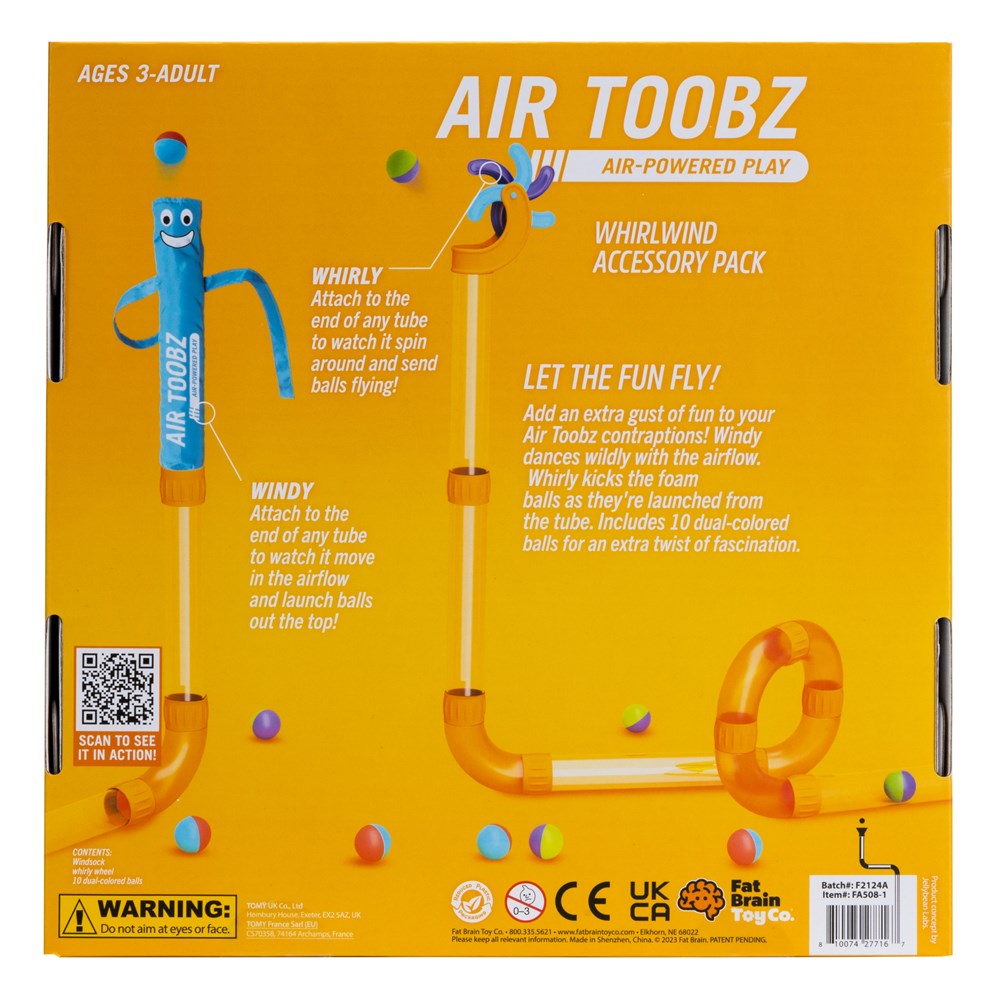 Air Toobz Whirlwind Set back of box