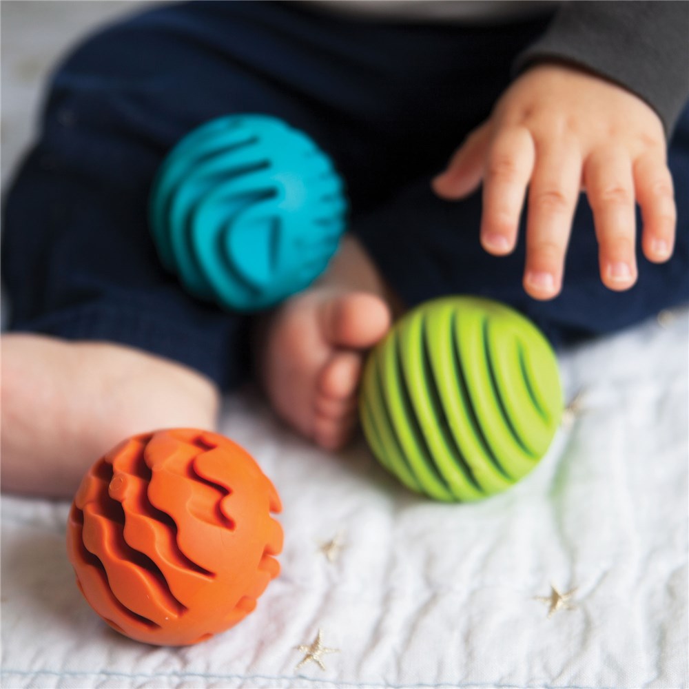 Sensory Rollers balls at feet