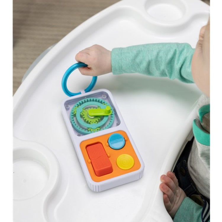 Playtab Go by Fat Brain Toys on highchair