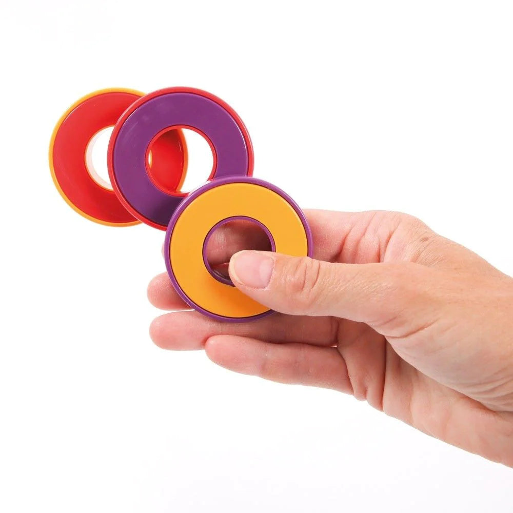 Swingos Fidget Toy Red Orange Purple