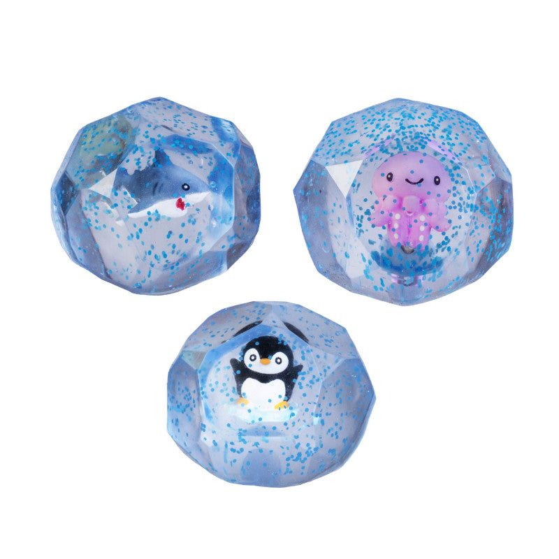 Smooshos Super Squeeze Diamond Sphere Sea Animals