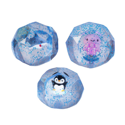 Smooshos Super Squeeze Diamond Sphere Sea Animals
