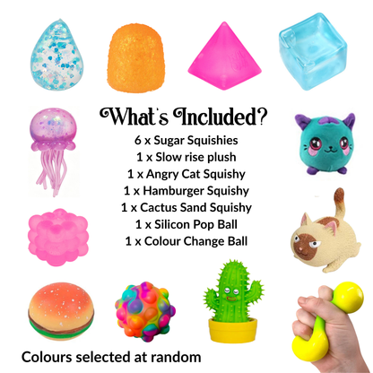 Reusable Sensory Advent & Countdown Calendar – Viral Sugar Squishy Edition what's included
