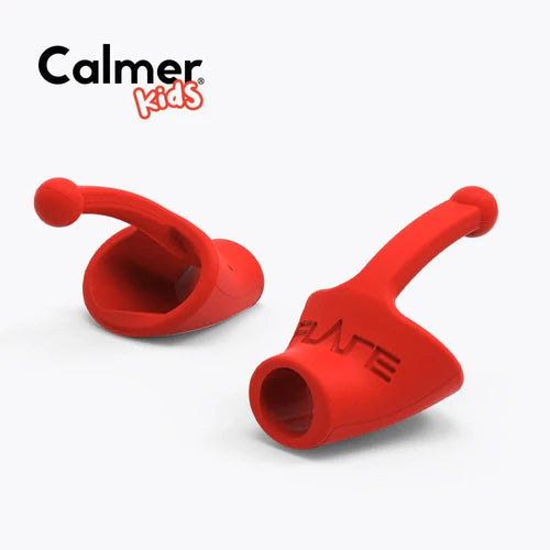 Flare Calmer Kids Ear Plugs red