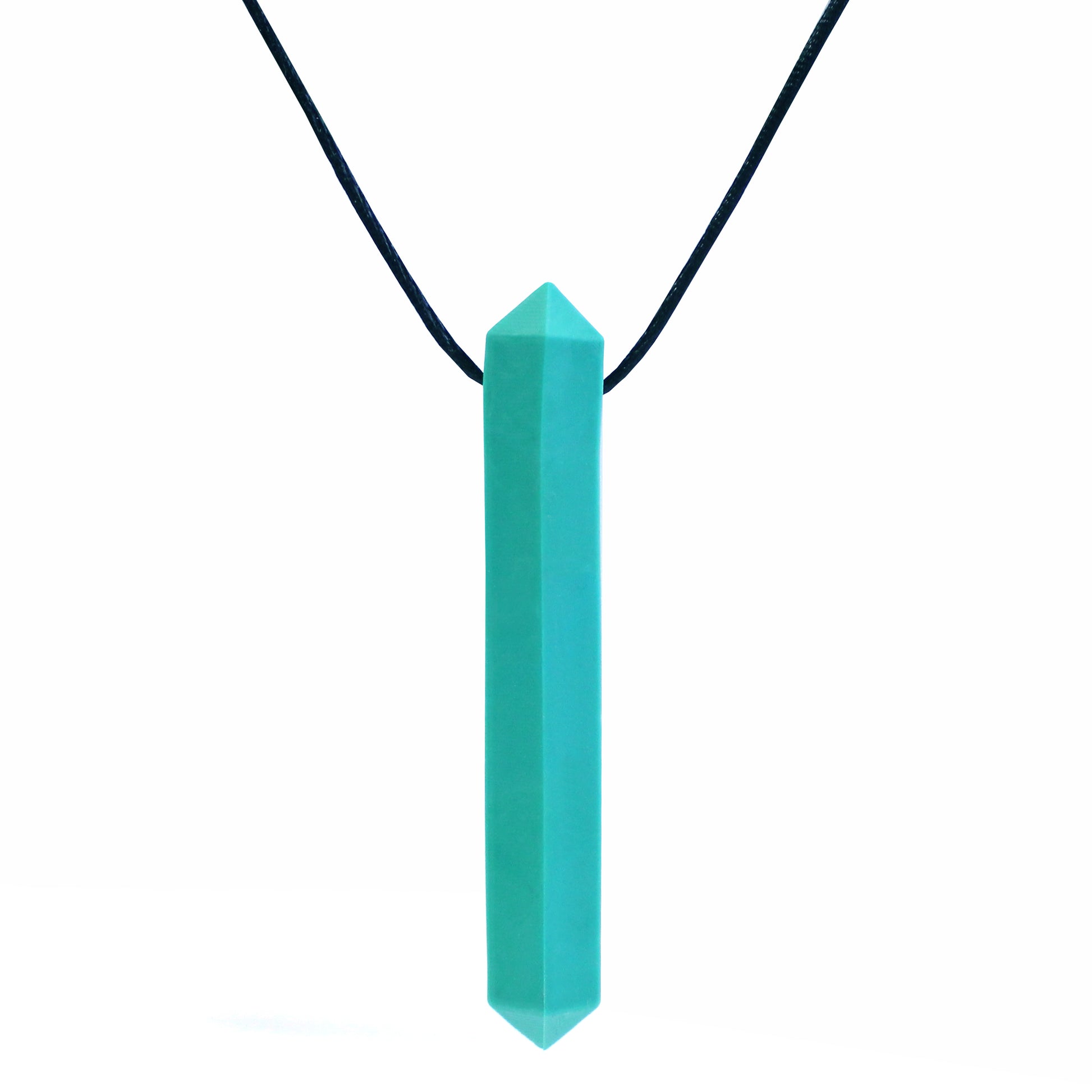 Ark Krypto-bite Gem Necklace Chew  Teal