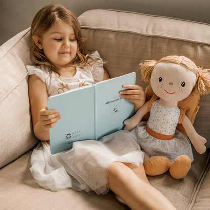 Diary Dolls Affirmation Alice Girl reading journal
