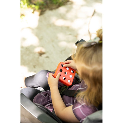 Girl playing with PlayTab Sensory Set