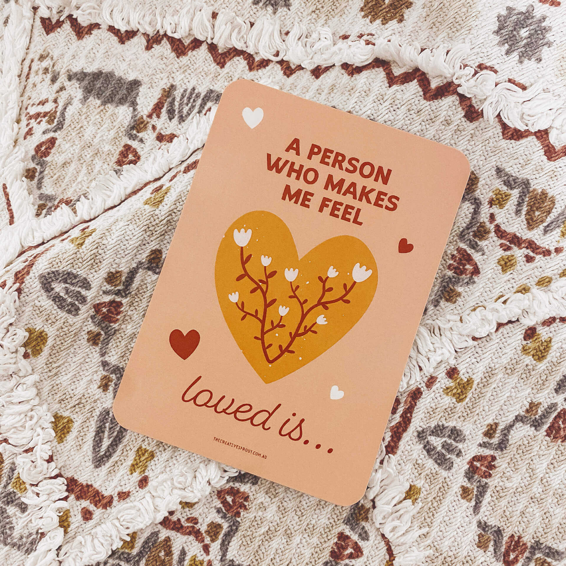 Creative Sprouts Gratitude Cards pack of 26 feel loved