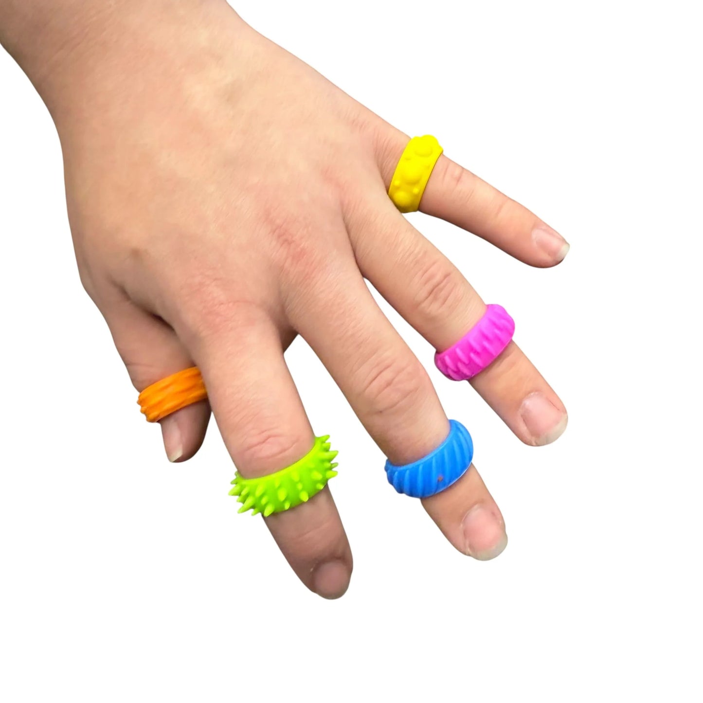 Kaiko Halo Picky Bands on fingers