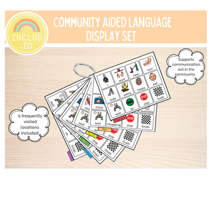 Included Education Community Aided Language Display Set