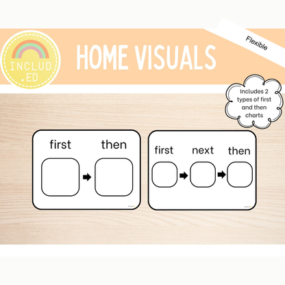 Included Education Home Visuals First and Then